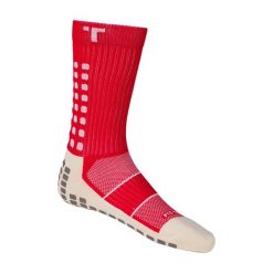 Skarpety piłkarskie TRUsox Mid-Calf Thin. Czerwone skarpetki damskie Trusox, bez wzorów. Za 149.99 zł.