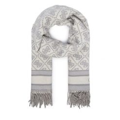 Szalik Guess. Szare szaliki i kominy damskie Guess, z aplikacjami. Za 194.99 zł.