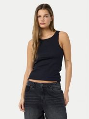 Noisy May Top Maya 27033135 Czarny Tight Fit. Czarne topy damskie Noisy may, xl, bez wzorów, z bawełny, bez kołnierzyka. Za 49.99 zł.