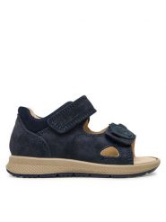 Primigi Sandały 1365500 S Granatowy. Niebieskie sandały chłopięce Primigi, ze skóry, bez zapięcia. Za 279.99 zł.
