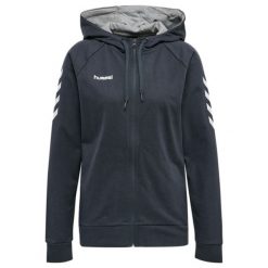 Bluza do piłki ręcznej damska Hummel hmlGO Zip z kapturem. Brązowe bluzy z kapturem damskie HUMMEL, na jesień, xs. W wyprzedaży za 190.50 zł.