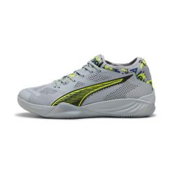 Buty halowe Puma Eliminate Nitro SQD 4 Berlin. Szare buty sportowe na co dzień damskie Puma, bez wzorów, z gumy, na fitness i siłownię. Za 728.35 zł.