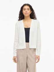 Vila Kardigan "Vilollo" w kolorze białym rozmiar: XS. Białe kardigany damskie Vila, xs, bez wzorów, z bawełny. Za 66.47 zł.