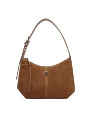 Tommy Jeans Torebka Tjw Slouchy Suede Shoulder Bag AW0AW18859 Brązowy. Brązowe torebki klasyczne damskie Tommy Jeans, bez wzorów, z jeansu, bez dodatków. Za 649.99 zł.