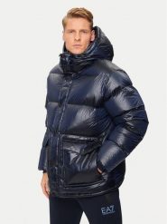 EA7 Emporio Armani Kurtka puchowa 6DPB31 PN2MZ 1562 Granatowy Regular Fit. Niebieskie kurtki męskie EA7 Emporio Armani, m, bez wzorów, z puchu, bez kaptura. Za 1,709.00 zł.