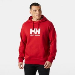 Bluza z kapturem Helly Hansen Logo. Czerwone bluzy z kapturem męskie Helly Hansen, m. Za 388.00 zł.