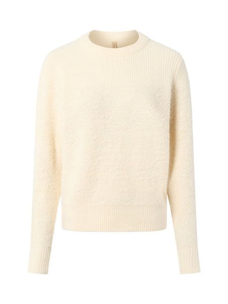 Soyaconcept® sweter z dzianiny z wełną - Venche Kobiety Sztuczne włókno beżowy, L. Brązowe swetry klasyczne damskie l, z dzianiny, bez kołnierzyka. Za 179.95 zł.