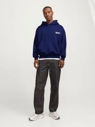 Jack & Jones Bluza w kolorze granatowym rozmiar: M. Niebieskie bluzy z kapturem męskie Jack & Jones, m. Za 140.86 zł.