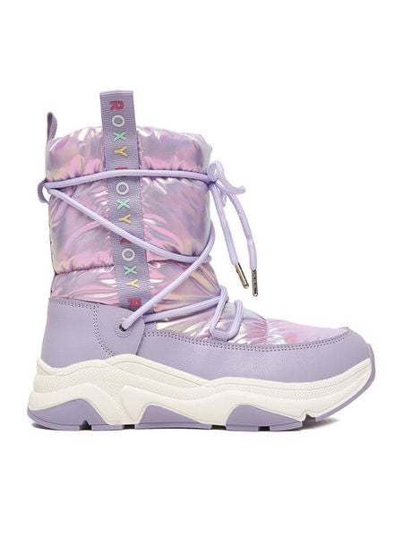 Roxy Śniegowce CEO-AVO-296-128 Fioletowy. Fioletowe kozaki dziewczęce Roxy, bez wzorów, z materiału, bez obcasa. Za 179.99 zł.
