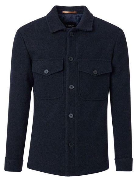 CASAMODA Kurtka koszulowa w kolorze granatowym rozmiar: 54. Niebieskie kurtki męskie CASAMODA, bez wzorów, z wełny, bez kaptura. Za 252.99 zł.