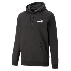 Bluza Męska ESS+ 2 Col Small Logo Hoodie. Czarne bluzy bez kaptura męskie Puma, m. Za 256.99 zł.