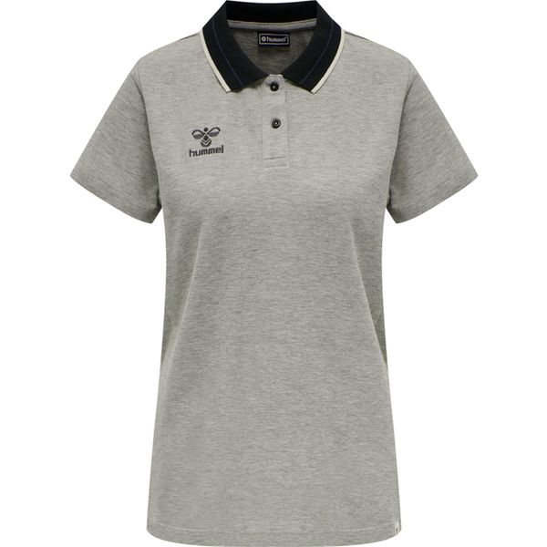 Damska koszulka polo Hummel Move. Szare bluzki damskie HUMMEL, l, bez wzorów, sportowe, bez kołnierzyka, bez ramiączek. W wyprzedaży za 136.50 zł.