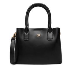 Torebka GINO ROSSI. Czarne torebki klasyczne damskie Gino Rossi, bez wzorów, bez dodatków. Za 179.99 zł.