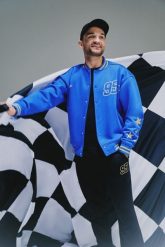 4F Bluza bomberka uniseks 4F x Bartosz Zmarzlik - niebieska XS. Niebieskie bluzy sportowe damskie 4f, xs, bez wzorów, z dzianiny. Za 219.99 zł.