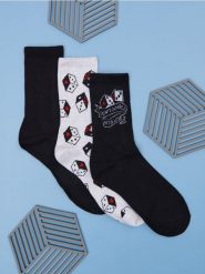 Skarpetki 3 pack - wielobarwny. Skarpetki męskie Sinsay, bez wzorów. W wyprzedaży za 7.99 zł.