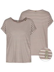 Sublevel Koszulka w kolorze szarobrązowo-białym rozmiar: XS. Brązowe t-shirty damskie Sublevel, xs, bez wzorów, bez kołnierzyka. Za 43.99 zł.