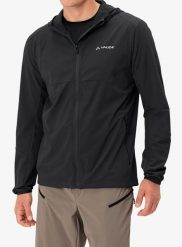 Kurtka softshell męska Vaude Moab Jacket IV. Czarne kurtki softshell damskie Vaude, m, bez wzorów, z elastanu, bez kaptura. Za 540.65 zł.