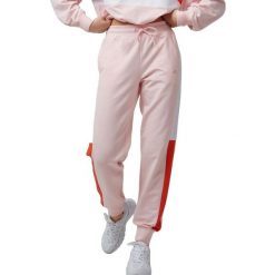 Spodnie O'Neill Athleisure, Kobiety. Czerwone spodnie materiałowe damskie O'neill, bez wzorów, z bawełny. Za 290.00 zł.