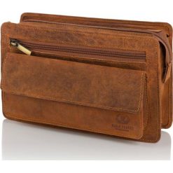 Saszetka do ręki brązowa hunter PAOLO PERUZZI T-23-HBR. Brązowe saszetki męskie Paolo Peruzzi, z materiału. Za 149.99 zł.