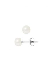 Pearl Addict Kolczyki-wkrętki z perłami w kolorze białym rozmiar: onesize. Białe kolczyki damskie Pearl Addict, z perłą, srebrne. Za 175.67 zł.