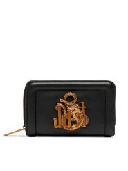 Just Cavalli Portfel 81RA5PN4 ZS749 Czarny. Czarne portfele damskie Just Cavalli, bez wzorów. Za 439.99 zł.