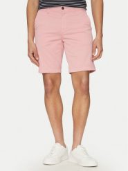 BOSS Szorty materiałowe 50536723 Różowy Slim Fit. Czerwone szorty męskie Boss, bez wzorów, z bawełny. Za 239.99 zł.