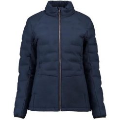Damska kurtka zimowa Kjelvik Sitaa granatowa. Niebieskie kurtki damskie Erima, na zimę, bez wzorów, z dzianiny, bez kaptura. Za 239.99 zł.