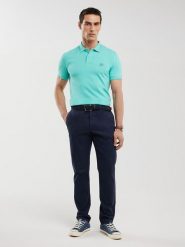 BIG STAR Koszulka polo w kolorze turkusowym rozmiar: XL. Niebieskie koszulki polo męskie Big Star, xl, bez wzorów, bez ramiączek. Za 87.81 zł.