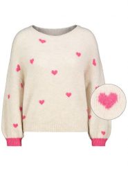 Sublevel Sweter w kolorze beżowo-różowym rozmiar: L/XL. Brązowe swetry klasyczne damskie Sublevel, l, bez kołnierzyka. Za 114.17 zł.