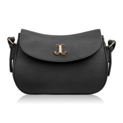 Torebka damska ze skóry syntetycznej klasyczna czarna na ramię SP-21-BL. Czarne torebki klasyczne damskie bez wzorów, ze skóry, bez dodatków. Za 89.00 zł.