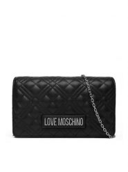 LOVE MOSCHINO Torebka JC4079PP0NLA000B Czarny. Czarne torebki klasyczne damskie Love Moschino, bez wzorów, ze skóry, wizytowe, bez kołnierzyka, bez ramiączek. Za 449.99 zł.