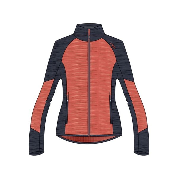 Bluza damska turystyczna CMP 34G2256. Czerwone bluzy bez kaptura damskie CMP, l, z tkaniny. Za 199.99 zł.