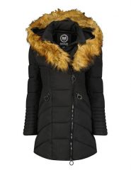 Maison Montaigne Parka "Chamai" w kolorze czarnym rozmiar: S. Czarne parki damskie Maison Montaigne, s, z aplikacjami. Za 292.89 zł.