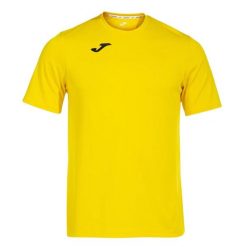 Męska Koszulka Piłkarska Combi. Żółte t-shirty sportowe męskie Joma, m, bez ramiączek, do piłki nożnej. Za 79.99 zł.