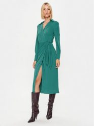 Marella Sukienka codzienna Pier 2336260637200 Zielony Regular Fit. Zielone sukienki damskie Marella, na co dzień, l, bez wzorów, z syntetyku, bez kołnierzyka, bez ramiączek, proste. Za 1,439.00 zł.