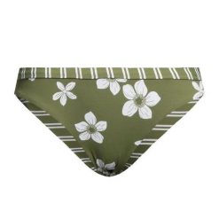 Dół od stroju kąpielowego ROXY Retro Revo Moderate. Zielone bikini damskie Roxy, bez wzorów. Za 89.99 zł.