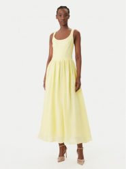 Bardot Sukienka plażowa Bryn 60326DB Biały Regular Fit. Białe sukienki damskie BARDOT, na plażę, bez wzorów, z wiskozy, bez kołnierzyka, bez ramiączek. Za 639.99 zł.