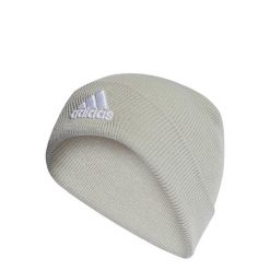 Czapka beannie adidas Logo. Białe czapki męskie Adidas, bez wzorów, z dzianiny, klasyczne. Za 98.99 zł.