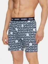 HUGO Szorty piżamowe Tortuga 50540086 Niebieski Regular Fit. Niebieskie piżamy męskie Hugo, m, bez wzorów, z bawełny, bez ramiączek. Za 149.99 zł.