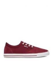 Quiksilver Tenisówki CEO-DAYTON-01 Bordowy. Czerwone trampki i tenisówki męskie Quiksilver, bez wzorów, ze skóry, bez zapięcia. Za 179.99 zł.