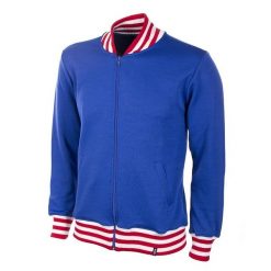 Kurtka/bluza retro piłkarska dla dorosłych - Anglia 1966 - Niebieska. Niebieskie bluzy bez kaptura męskie COPA FOOTBALL, s. Za 383.47 zł.