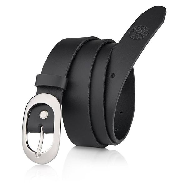 Pasek skórzany BETLEWSKI Czarny 110 DW-DO-1. Czarne paski damskie Betlewski, bez wzorów, z materiału. Za 58.66 zł.