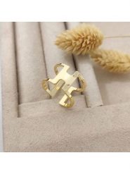 Nakkash Pozłacany pierścionek rozmiar: onesize. Żółte pierścionki damskie Nakkash, metalowe. Za 65.69 zł.