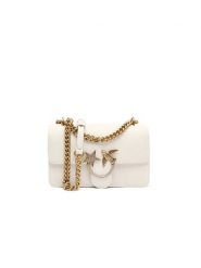 Pinko Torebka w kolorze białym - 21 x 13 x 6 cm rozmiar: onesize. Białe torebki klasyczne damskie Pinko, z aplikacjami, z materiału, bez dodatków. Za 834.60 zł.