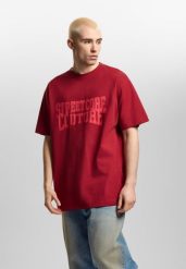 Koszulka sportowa męska Prosto Street Couture z krótkim rękawem. Czerwone t-shirty sportowe męskie Prosto., m, z bawełny, bez ramiączek. Za 164.99 zł.