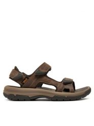 Teva Sandały Langdon Sandal 1015149 Brązowy. Brązowe sandały męskie Teva, z nubiku, bez zapięcia. Za 469.99 zł.