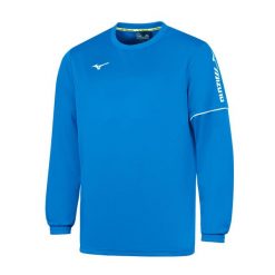 Bluza z okrągłym dekoltem Mizuno Team Sendai. Niebieskie bluzy bez kaptura męskie Mizuno, l. Za 164.00 zł.