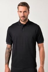 Męska Koszulka polo FLEXNAMIC® outdoor rękaw 1/2 do roz. 7XL. Czarne koszulki polo męskie JAY-PI, m, bez wzorów, z bawełny, bez ramiączek. Za 159.99 zł.