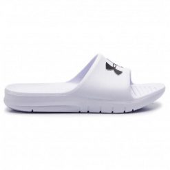 Klapki na co dzień na basen na plażę męskie UNDER ARMOUR. Białe klapki i japonki męskie Under Armour. Za 99.00 zł.