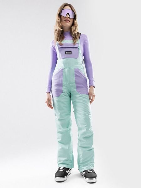 Siroko Spodnie narciarskie "B1-W" w kolorze fioletowo-turkusowym rozmiar: L. Różowe spodnie dresowe damskie SIROKO, l, narciarskie. Za 347.81 zł.